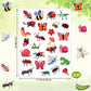 Geyee 520 Pieces Insect Stickers Bug Stickers For Kids Butterfly Scrapbook Stickers Bulk For Craft Boys Girls Water Bottle Lapto