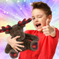 Dollibu Plaid Brown Moose Stuffed Animal - Soft Huggable Plaid Brown Moose Stuffed Toy, Adorable Playtime Wildlife Plush Toy, Cute Cuddle Gifts, Super Soft Plush Doll Animal Toy For Kids - 10 Inches