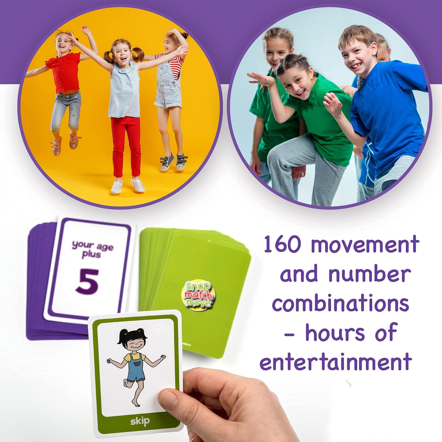 Exercise Cards For Kids - Kids Exercise Equipment For Indoors & Exercise Games For Kids, Pe Teacher Supplies For Classroom Exerc