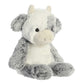 Aurora Cow Stuffed Animal - Snuggly Sweet & Softer - White - 6.5 Inches - Polyester - Model 03605