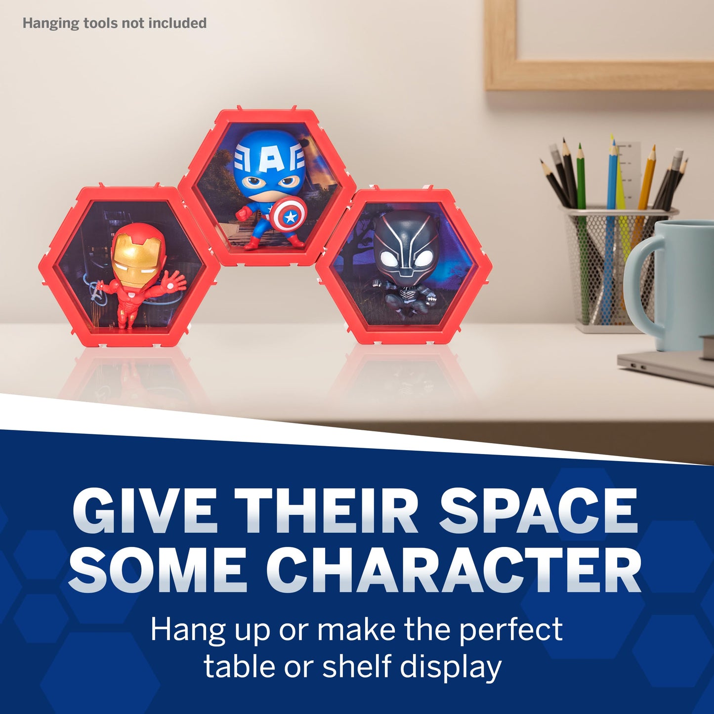 WOW! PODS 4D Marvel Iron Man Toys - Unique Connectable & Collectable Toy Figure  Wall/Shelf Display  Easter Basket Stuffers  Iron Man Action Figure  Marvel Toys & Gifts for Kids & mature-themed Collectors