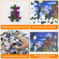 Motiloo Halloween 500 Piece Jigsaw Puzzle For Adults - Halloween Haunted Mansion Trick Or Treaters Jigsaw 14' X 20'
