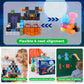 Annexfun Magnetic Blocks - 100Pcs Build Magnetic Dark Mechanical Guardian Castle - Magnetics Toys For Montessori Toddler Christmas Birthday Gifts - Stem Sensory Toys For 3 4 5 6 7 8 9 10 Year Old Boys