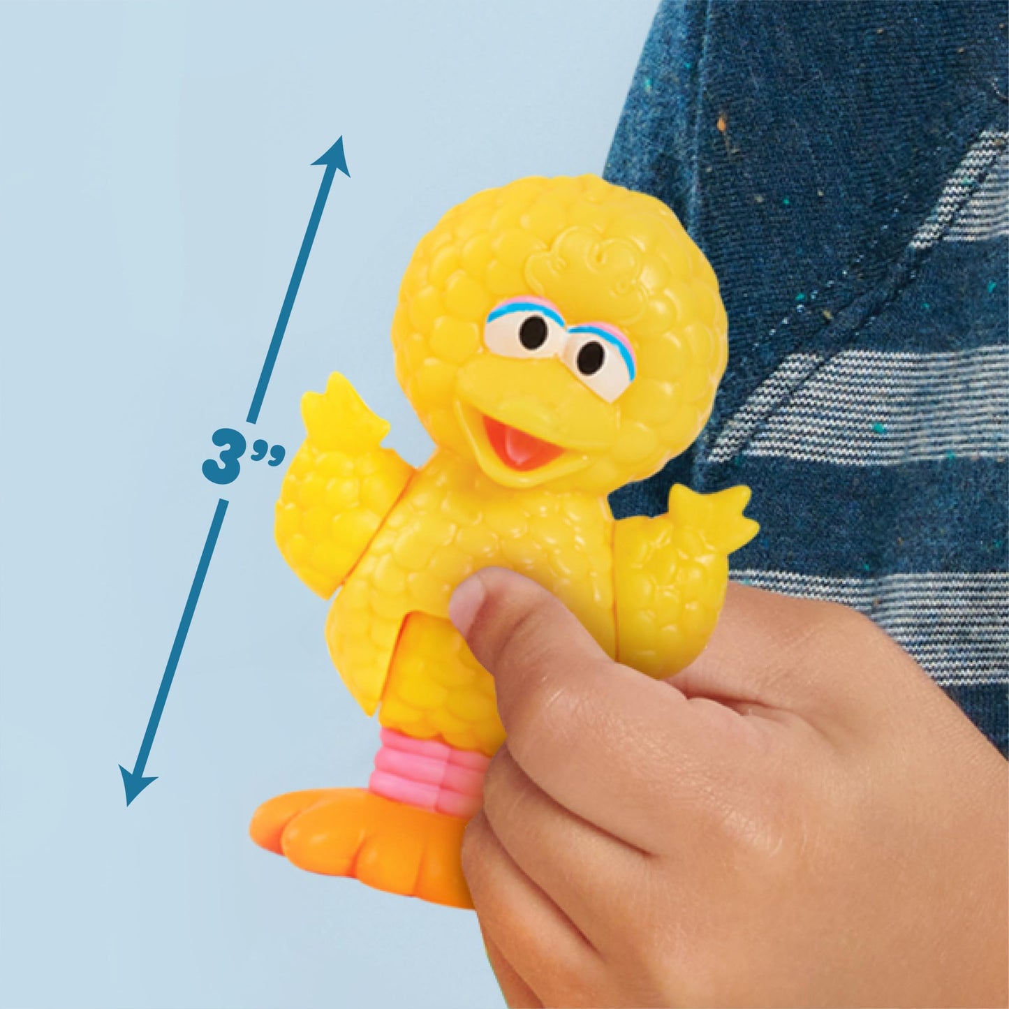 Just Play Sesame Street Neighborhood Friends 7-Piece Figurines, Multi-Color, Small, Plastic, Model 57676, Kids Toys Ages 2 Up