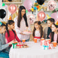 Jobkoo Pink & Black 55Pcs Balloon Set (12Inch) - Rose Gold Confetti, Female Gift, Ideal For Wedding, Birthday, Party Decoration