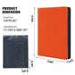 MORABTO enhanced 1000+ Pockets Card Binder 16 Pockets Card Binder Ringless Side Loading Trading Card Album Folder for TCG -Dark Orange