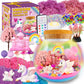 Unicorn Terrarium Crafts Kit For Kids-Led Night Light Up & Remote Unicorn Birthday Gifts Toys For Girls Ages5 6 7 8 9 10 Year Ol