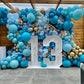 Jobkoo Peacock Blue Balloons 12 Inch, 50 Pcs Turquoise Blue Balloon Teal Blue Latex Balloons Matte Dark Teal Aqua Blue Helium Ba
