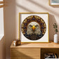 Bald Eagle Wooden Puzzle for Adults, Mandala Wooden Jigsaw Puzzles, Inspiring Puzzle, Beautiful Wooden Puzzle with Box Birthday