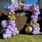 Bezente Pastel Purple Latex Party Balloons - 100 Pack 12 Inch Round Helium Lavender Light Purple Lilac Balloons For Wedding Baby