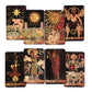 CRAFTERIAN Tarot Cards, 78-Card Deck in Black, Beginner & Expert Friendly with Guide Book & Gift Bag, Fortune Telling & Divination Tools