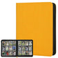 Trading Card Binder 12 Pocket  GERMUN PU Cover Card Binder for 720 Cards  enhanced Trading Card Holder Folders  Double Sided Pocket Card Album for MTG  TCG (Yellow)