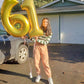 40 Inch Gold 16 Number Balloons Giant Jumbo Huge 16 Or 61 Foil Mylar Helium Number Digital Balloons Gold Birthday Mylar Digital
