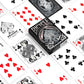 Bicycle Black Dragon Silver Foil Premium Playing Cards, 1 Deck