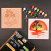 Musthome | Diy Wood Paint Kit For Kids | Wooden Mandala Paint Kit | Craft Kit For Kids 612 | Diy Paint Set | Gift For Kids | Md