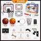 OCHIDO 2 Pcs Basketball Hoop Indoor for Boys 3 4 5 6 7 8 9 10 11 12 Year Old,Over The Door Mini Basketball Hoop Indoor with Scor
