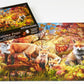 Vermont Christmas Company Autumn Foxes Jigsaw Puzzle 550 Piece