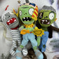 Jhesao 3Pcs Pvz Plushies Plants And Zombies Plush Pirate Zombie Toys Normal Zombies Ra Zombie Pvz 1 2 Stuffed Soft Doll Mummy Zombies New