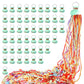 50pack No Mess Streamers,Romantic Colorful Confetti Poppers,Colorful Hand Throw Party poppers for Birthday,Wedding,Celebrations,