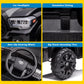 Hipicute Officially Licensed Toyota Tacoma Car, 12V Battery Powered Electric Car With Remote Control, Spring Suspension Safety B