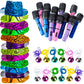 Tigerdoe Rock n Roll Party Favors - 36 Pc Set - Rock Star Party Hats, Disco Ball Necklaces, Inflatable Microphones - Rocker Part