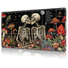 for MTG Card Playmat with Zone Game Play Mat for MTG TCG 24 x 14 inches Non-Slip Play Mat for Commander Board RPG CCG Game TCG Other Card Games/Mouse Pad-Kiss Skull