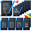 Nezyo 16 Pieces 4.5 Inch Mini LCD Writing Tablet Electronic Doodle Board for Colorful Drawing Tablet Erasable Writing Pad Reusab