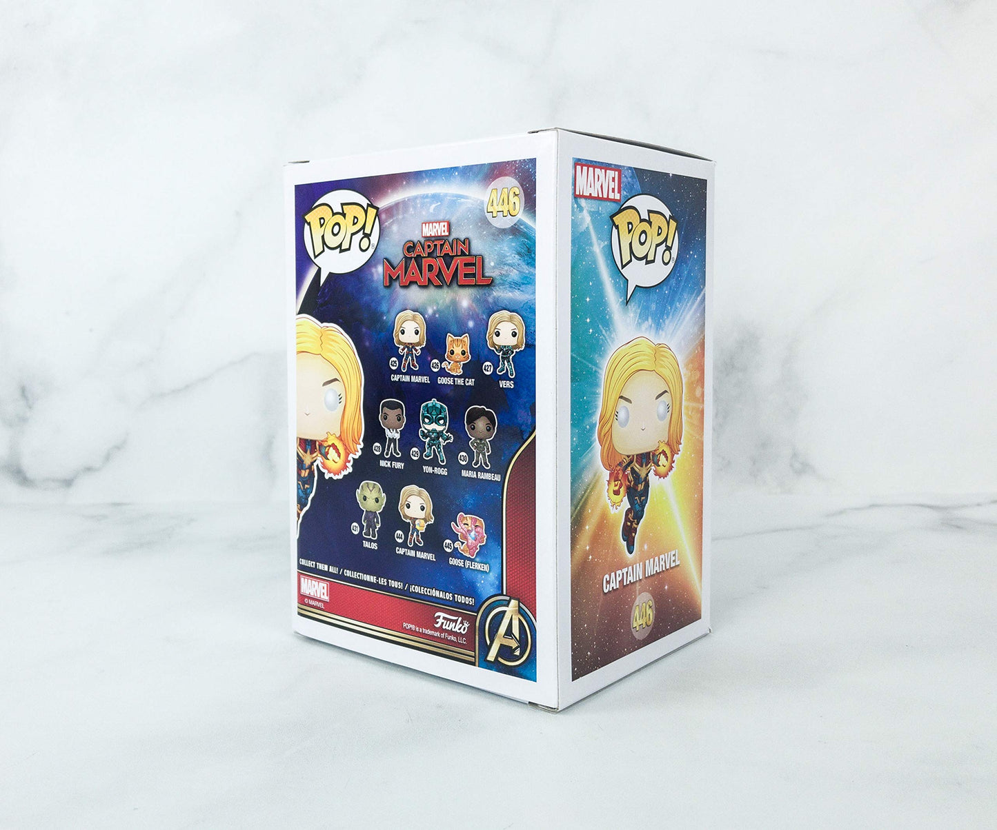 Pop! Funko Captain Marvel - Glow In The Dark - Collector Corps Exclusive