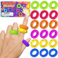 Fidget Toys Kids Sensory Rings: Fidget Ring Sensory Toys For Kids With Autism - Quiet Anxiety Fidgets For Classroom 18 Pack