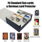 WTVIDAS One Piece TCG Trading Card Box - 2400+ Card Storage Box with 4 Supporters & 10 Colorful Dividers for One Piece Cards,Wat