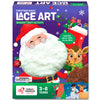 Chalk And Chuckles Christmas Magic Lace Art Kit For Kids, Mess-Free Diy Lacing Craft Activity, Creative Fine Motor Skills Toy, H