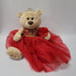 KINNEX COLLECTIONS SINCE 1997 20'' Quince Anos Quinceanera Last Doll Teddy Bear with Dress (Centerpiece) ~ ARC16832-14 (Red)