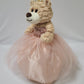 Kinnex Collections Since 1997 12'' Quince Anos Last Doll Teddy Bear With Dress (Centerpiece) ~ Arc09832-30 (Rose Gold)