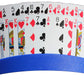 Twin Tier Premier Playing Card Holder (Set Of 2) - Holds Up To 32 Playing Cards Easily - 12 1/2' X 4 1/2' X 2 1/4' - Stack For Storage - Made In The Usa (Blue)