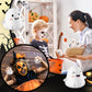 Meooeck 12 Pcs Halloween Ghost Stress Relief Toys Mini Ghost Toys for Relief Fidget Squeeze Balls Halloween Stress Balls Party F