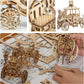 Rowood 3D Puzzles For Adults, Wooden Model Kits For Kids, Diy Stem Toy For Teens Boys And Girls Ages 8+ - Pumpkin Cart (182 Pieces)