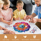 Wooden Puzzles For Adults, Mandala Evil Eye Jigsaw Puzzles, Medium,Unique Shape Adult Puzzles,Irregular Wood Puzzles Creative Gi