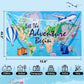 Wernnsai Bon Voyage Party Backdrop - 73'' X 43'' Travel Themed Birthday Party Decorations Adventure Awaits Around The World Photo Background Adventure Time Banner Classroom Graduation Going Away Decor