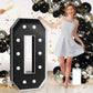 Imprsv Marquee Numbers Black Birthday Decorations: Large 4 Feet Tall Light Up Numbers 50Th 30Th 40Th Party Decor Big Mosaic Card