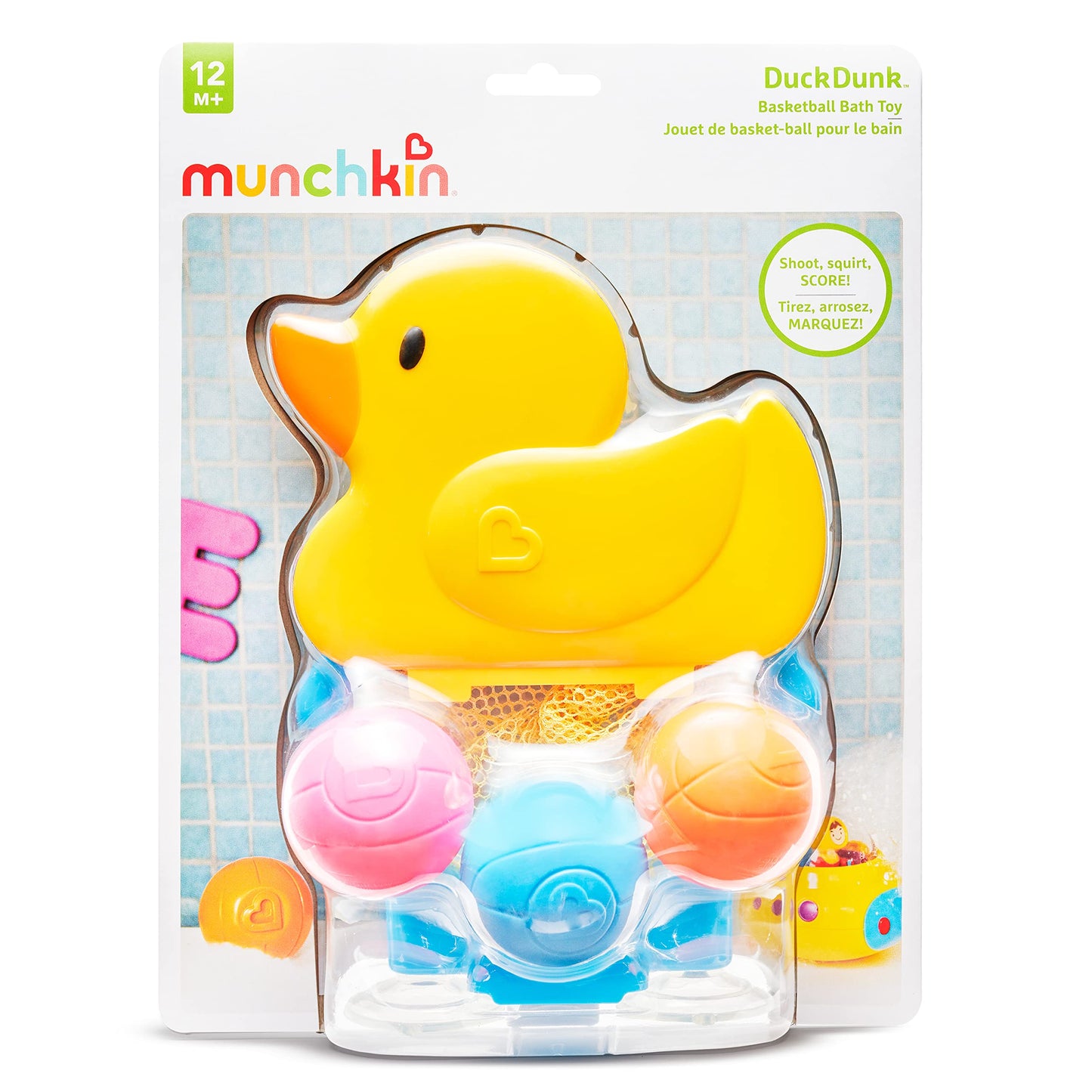 Munchkin Duckdunk Basketball Toss Game Baby And Toddler Bath Toy