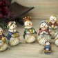 Snowman Nativity Set 7 Pc Figurine Set