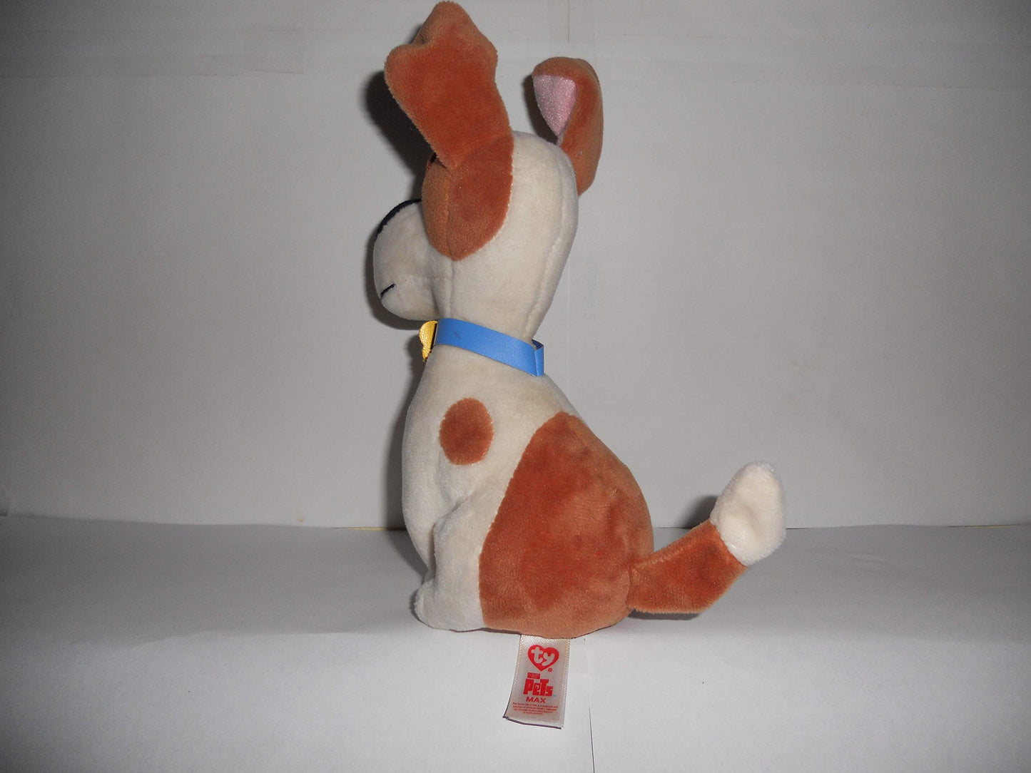 Ty MAX Dog Reg - Tan and Brown Plush Toy, Perfect for Small Dogs and Puppies, Ideal for Playtime and Cuddling