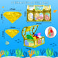Mgparty 24Pcs Diving Gem Pool Toys Colorful Diamonds Set With Treasures Pirate Box Summer Toy Underwater Swimming Toys For Boys And Girls Pool Games Water Toys