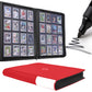 D DACCKIT Toploader Binder  Holds 640 Toploaders - 16-Pocket Top Loader Binder for 3 x 4 Rigid Card Holders for Trading Cards or Sports Cards(Model A Classic Red)