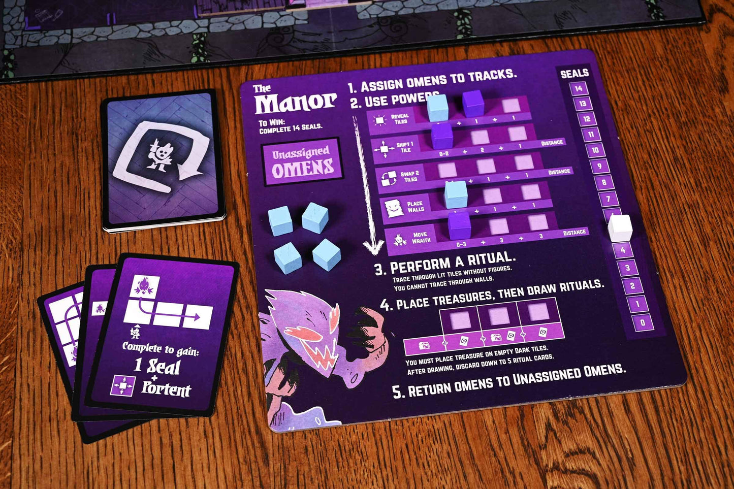 Leder Games Vast: The Mysterious Manor Board Game - Cardboard, Model LED00006