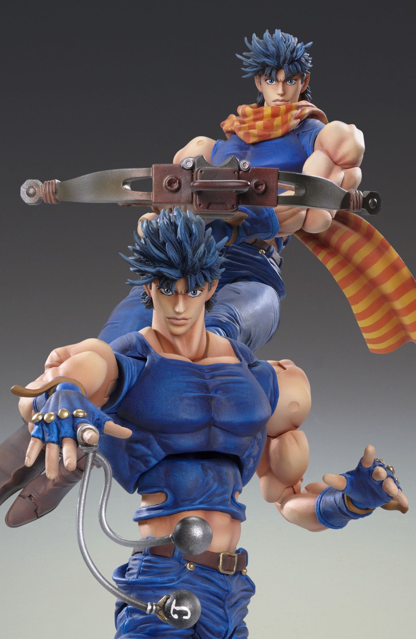 Jojo'S Bizarre Adventure 2Nd Joseph Joestar (Color Directed By Hirohiko Araki) 7 Inch Pvcabs Painted Movable Figure