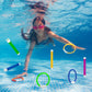 Underwater Pool Toys For Kids Ages 4-8, Summer Training Swim Pool Diving Toys Gift Set, Swimming Pool Toys For Kids Ages 8-12 For Fun Water Toys Games