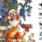 Springbok Thanksgiving Guest 1000 Piece Puzzle for mature-themeds and Families - Our Furry Friend is Waiting for Thanksgiving