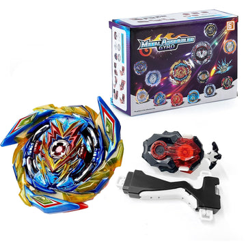 Hozuumo Bey Battling Top Burst Gyro Toy Set, With Gyro Launchers And Handle Combat Battling Game, Gift For Kids Children,B-172