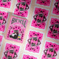 Bicycle Cat Cute Kawaii Anime Pet Playing Cards, Pink, 1 Deck